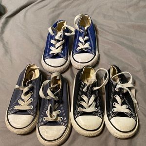 Converse All stars 3 pair.